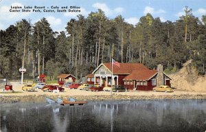 Legion Lake resort Cafe and office Custer SD
