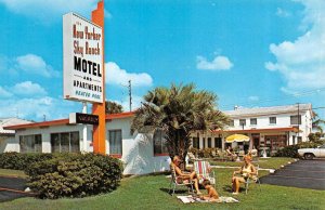 Clearwater Beach, FL Florida  SKY RANCH MOTEL~Dan Crandall  ROADSIDE  Postcard