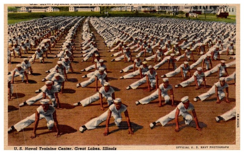 Illinois U.S.S. Naval Training center ,Physical Hardening Program