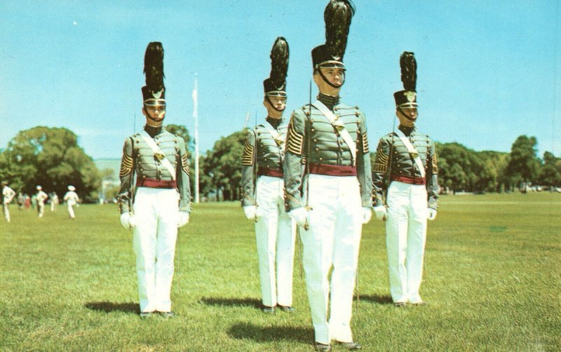 Vintage Postcard Honor Guard of Cadets of US Military Academy West Point NY 