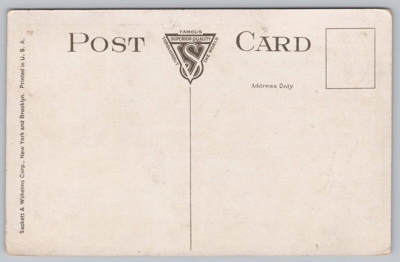 Postcard Digging Trenches Soldiers Army 1910s DB Militray View