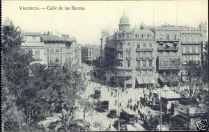 spain, VALENCIA, Calle de las Barcas, TRAM (1920s)