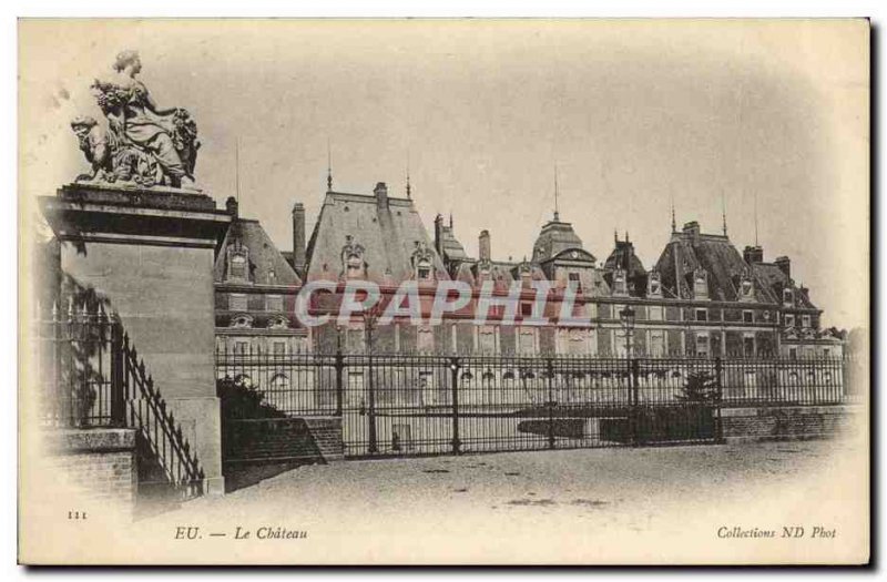 Old Postcard Eu Le Chateau