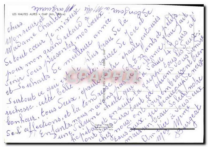 Modern Postcard The High Alps Gap