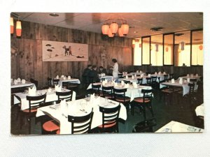 Vintage Postcard 1970's Purple Lantern Restaurant Dining Sault Ste. Marie Canada