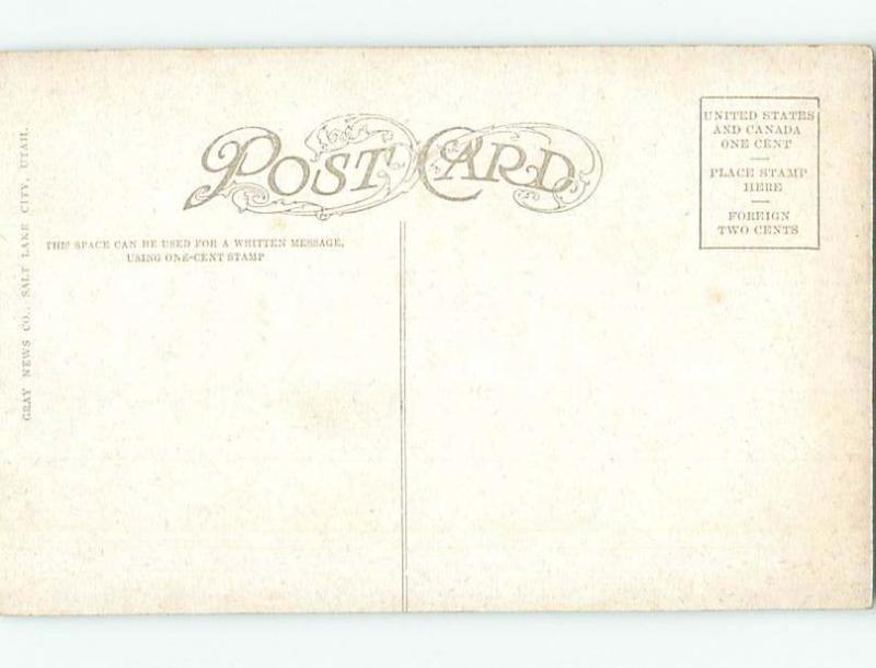 Divided-Back RUSTIC SCENE Ogden Canyon Utah UT hk4116