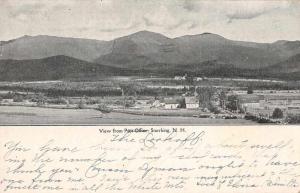 Starrking New Hampshire View from Post Office Scenic View Postcard J63062