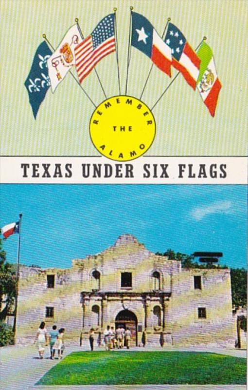 Texas San Antonio The Alamo Texas Under Six Flags