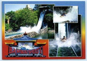 ASTROWORLD, Houston TX ~ Amusement Park BAMBOO SHOOT Flume Ride 5x7 ~1999