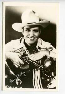 Gene Autry Cowboy Actor Singer RPPC Postcard