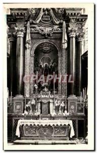 Old Postcard Notre Dame De Liesse L & # 39Autel Colonnade Jasper