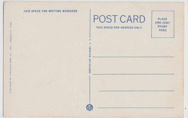 KNOXVILLE TN GENERAL BUILDING Postcard