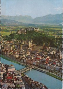 Austria Postcard - Aerial View of Die Festspielstadt Salzburg  RRR1487