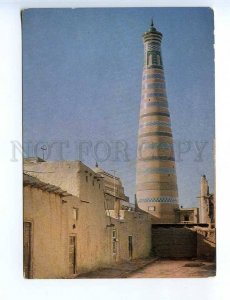 227823 UZBEKISTAN KHIVA Hodzha-Islam Minaret russian postcard