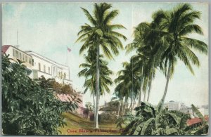 SAN JUAN PR CASA BLANCA PALMS ANTIQUE POSTCARD PORTO RICO