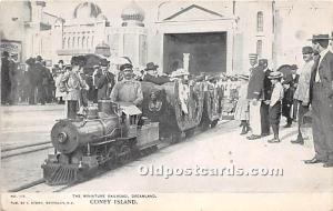 Miniature Railroad, Dreamland Coney Island, NY, USA Amusement Park 1906 