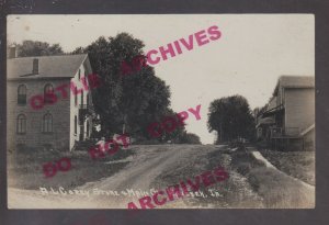 Waubeek IOWA RPPC c1910 GENERAL STORE Main Street nr Anamosa Marion IA KB