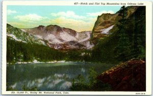 Postcard - Notch and Flat Top Mountains from Odessa Lake, Colorado 