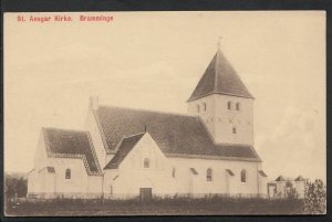 Denmark Postcard - St Ansgar Kirke, Bramminge   A9120