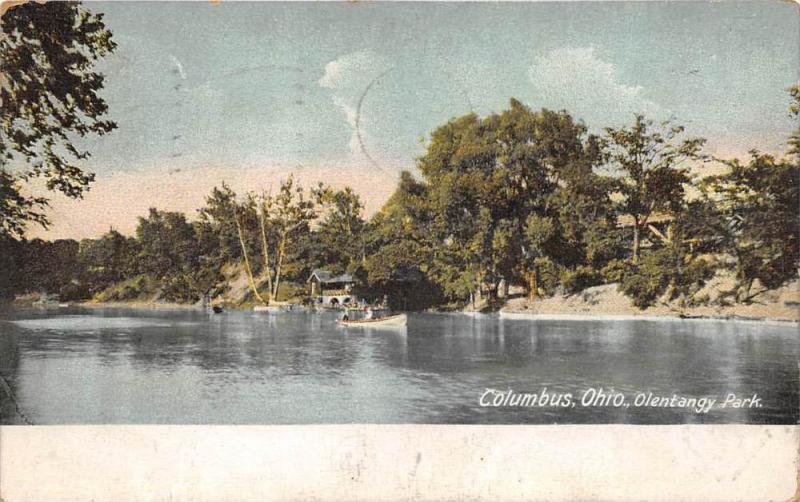 Ohio  Columbus   Olentangy Park, canoes