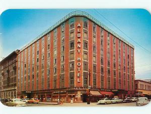 Denver CO Albany Hotel Since 1885 17th and Stout St Clarks Drug  Postcard # 5549