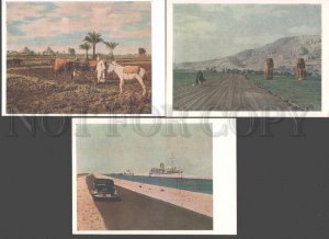 088367 EGYPT Collection of 10 old russian postcards