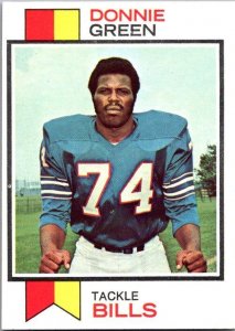 1973 Topps Football Card Donny Green Buffalo Bills sk2460