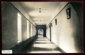dc1243 - LA TRAPPE Quebec 1920s Monastery Interior. Real Photo Postcard
