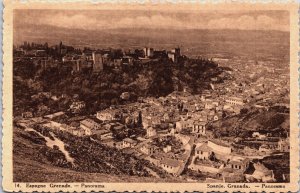 Spain Granada Vintage Postcard C102