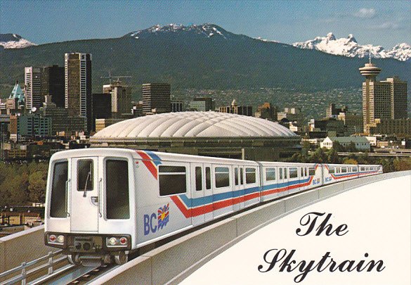 Stadium and Sky Train Vancouver British Columbia