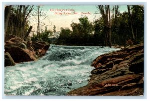 1912 On Perry's Creek Stony Lake Ontario Canada Posted Antique Postcard