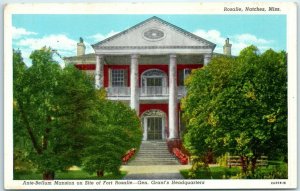 M-2908 Ante-Belium Mansion on Site of Fort Rosalie Natchez Mississippi