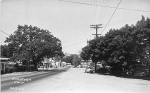 California Saratoga autos gas Station Laws SA3 RPPC Photo Postcard 22-6333