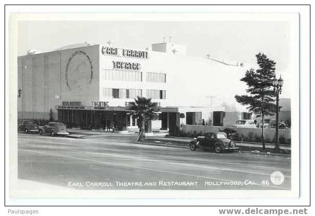 RPPC, Earl Carroll Theatre and Restaurant, Hollywood, CA, EKC RP