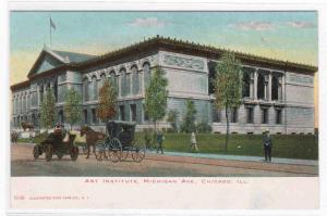 Art Institute Chicago Illinois 1905c postcard