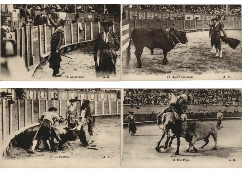 BULLFIGHTING SPORT MOSTLY SPAIN, FRANCE 135 CPA Pre-1940 (L4050)