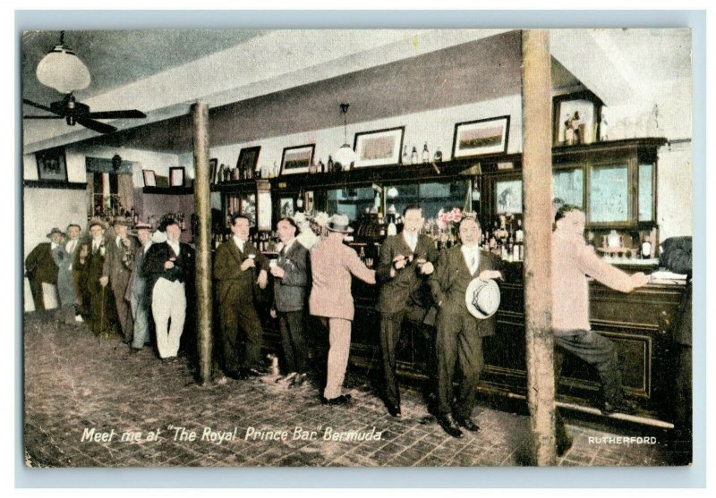 c.1910 The Royal Prince Bar. Bermuda P164