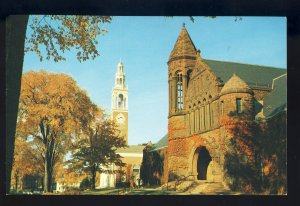 Burlington, Vermont/VT Postcard, Billings Library, Allen Chapel, University/UV