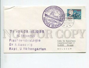 3162835 GRONLAND Greenland 1983 Ship Walther Herwig COVER with