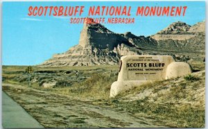 Postcard - Scottsbluff National Monument - Scottsbluff, Nebraska