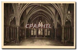 Paris Old Postcard Holy Chapel