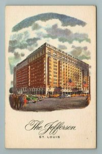 The Jefferson Hotel St  Louis MO Missouri Postcard