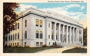 Daviess County Court House Washington, Indiana USA
