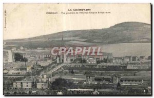 Old Postcard Epernay Champagne General View of the Hospital Hospital Auban Moet