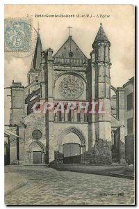 Postcard Old Brie Comte Robert S and M Church