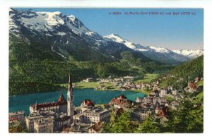 Switzerland - St. Moritz. Village & Resort