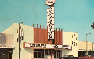 Vintage Postcard World Famous Palladium Largest Dance Floor Hollywood California