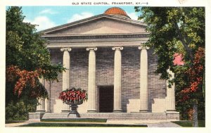 Vintage Postcard Old State Capitol Museum Society Building Frankfort Kentucky KY