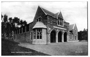 War Memorial Aboyne Aberdeenshire Scotland Military RPPC Postcard Posted 1924