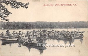 Regatta Day - Lake Huntington, New York NY Postcard